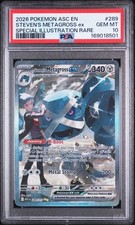 2026 POKEMON ASC EN-ASCENDED HEROES #289 STEVEN'S METAGROSS EX PSA 10 picture