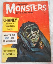 FAMOUS MONSTERS OF FILMLAND No. 8, September 1960, Warren Publishing, Acceptable picture