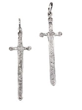 San Miguel Arcangel Sword .925 Sterling Silver  - St Michael Archangel Espada picture