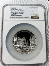 2023 Cook Islands $25 Time Flies Silver 0.999 NGC PF70 Ultra Cameo Proof 5 oz picture
