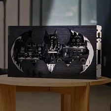 NEW 3981PCS Batman Batcave Shadow Box Building Block Set W/ FIGS picture