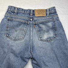 Vtg Levis 912 Orange Tab Mens Jeans Faded Blue USA 30x30 #6813 picture