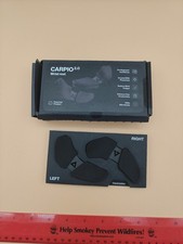 DELTAHUB Carpio 2.0 Ergonomic Wrist Rest Pair L/R Large Black Open Box picture