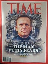 Time Magazine  JANUARY 31/ FEBRUARY 7 2022 ALEXEI NAVALNY Collectable picture