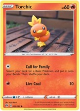 Torchic - 022/189 - Common (Lp) Darkness Ablaze - Fire Pokémon picture