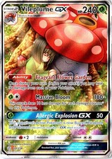 Vileplume GX (Full Art) 211/236 SM - Cosmic Eclipse HolofoilHP picture