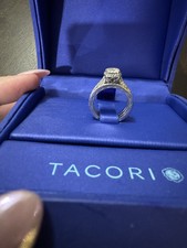 Tacori Platinum 1 CT Round Classic Solitaire Wedding Set picture