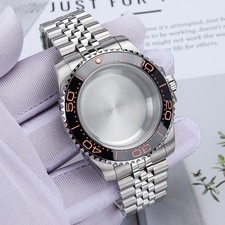 40mm Oyster Diver Watch Case Band SUB Bezel Deepsea 10ATM For Seiko NH35 38 NH36 picture