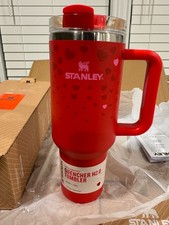 Stanley Tumbler 40oz Valentines Day 2025 Red Ruby Hearts Target Exclusive picture