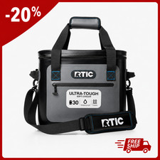 [SALE] RTIC Outdoors Ultra-Tough Soft Cooler Blue/Grey 30 Cans Soft Insulated picture