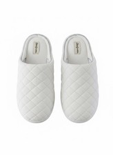 Dearfoams Women's Leslie Washable Memory Foam Terry Clog with Wide Widths Slippe picture