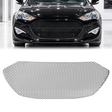 Black Grille Mesh Aluminum For 2013-2016 Hyundai Genesis Coupe Powder Coated picture