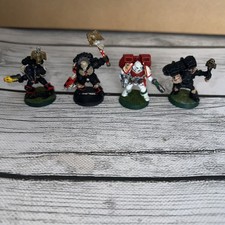 Lot Of 4 Random Warhammer 40k Space Marines OOP Vintage Metal - Well Painted picture