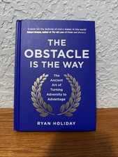 NEW The Obstacle Is the Way Ryan Holiday Hardcover Stoicism Leadership picture