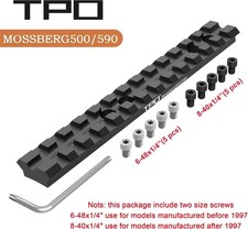 Mossberg 500/ 590 / 835 Picatinny Rail Scope Base Top Rail Mount picture