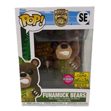 Funko Pop Camp Fundays SDCC 2023 Exclusive Flocked Funamuck Bears LE 850 Box DMG picture