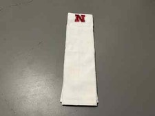 Nebraska Cornhuskers Team Issued White Player Exclusive Game Towel Football picture