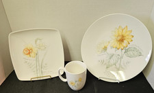 LENOX Artist Sketchbook 3 piece setting mug, dinner plate, square plate MIB picture