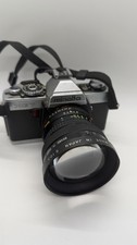 Minolta XG-7 SLR + Freedom Zoom 65 AF + Flash + Case Bundle Untested AS-IS Vtg picture