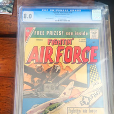 Fightin' Air Force #18 Charlton Comics 11/1959 CGC 8.0 Sam Glanzman picture
