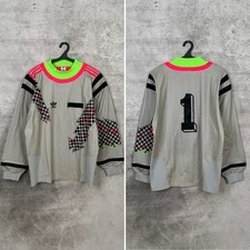 VINTAGE 1993-94 ADIDAS GK FOOTBALL SHIRT #1 LEVSKI SOFIA, MARSEILLE SIZE XL picture
