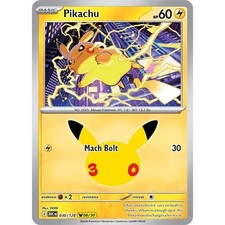 Pikachu 030/128 30th Celebration Holo picture