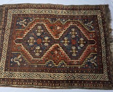 c. 1900's Antique Qashqai (Kashkai) Tribal Handmade Rug 65