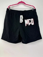 McQ Alexander McQueen Cotton Logo Lounge Shorts Black Size XL picture