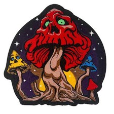 Skull Shroom - Woven Patch - 4