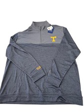 Champion Mens Tennessee Volunteers Long Sleeve 1/4 Zip Sweatshirt Grey XXL / 2XL picture