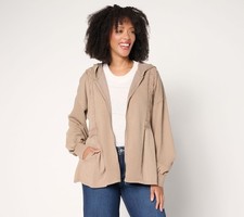 LEGO Women's Jacket Sz XL Zip Front Lace Trim Knit Brown A703110 picture