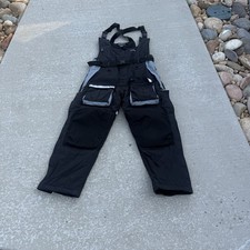 Ice Armor EDGE by Clam Ice Fishing Bibs Overalls XL Blue Black FISH winter picture