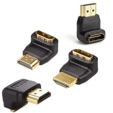 SatelliteSale Digital HDMI Male to Female Right Angle 4K Adapter picture