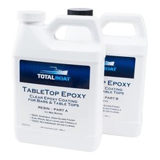TotalBoat Table Top Epoxy Resin Kit - 2 Quart Crystal Clear Epoxy with High picture