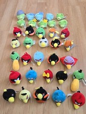 Angry Birds Flingers Plush  Finger Puppets Pencil Toppers Lot & 10 Rovio Pigs picture