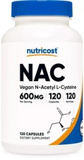 Nutricost NAC Supplement 600mg 120 Count N-Acetyl L-Cysteine picture