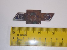 Rare 1932-1933 Chevrolet Car Radiator Emblem Badge Bowtie Logo picture