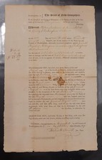 RARE 1807 Wentworth Cheswell Signed Legal Document N.H. African American picture