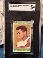 1967 Panini Cassius Clay Muhammad Ali Dello Sport SGC 3 picture