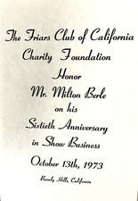 MILTON BERLE INSANELY RARE 