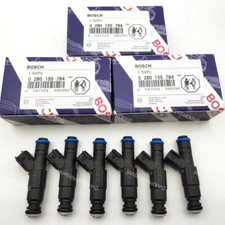 6pcs Original 4-Hole OEM Bosch Fuel Injectors 0280155784 for Jeep 1999-2004 4.0L picture
