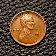 1914 P Lincoln Wheat Cent in VERY FINE (VF) Condition ~ COMBINED SHIPPING picture
