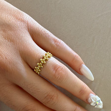 💛✨ Anillo de Oro 10K – Talla 6 ✨💍 Hermoso anillo de oro 10K picture