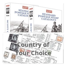 Country Pages from 2026 Scott Standard Postage Stamp Catalog 5A-5B FREE US SHIP picture