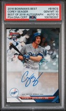 2016 Bowman’s Best Corey Seager Rookie PSA 10 OCA  picture