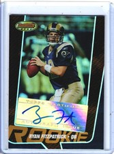 2005 Bowman's Best Ryan Fitzpatrick Bronze Rookie Auto /99 RC picture
