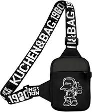 Bandolera Para Hombre Mochila Viaje Cartera Bolso De Hombro Mariconera picture