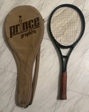 Preowned 1984 Prince Graphite Vintage Tennis Racquet 4 1/2 W/ Carrying Case picture