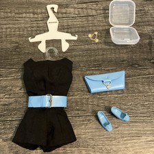 Vintage Barbie Black Playsuit PAK Original COMPLETE Original 1960s Fashion MINTY picture