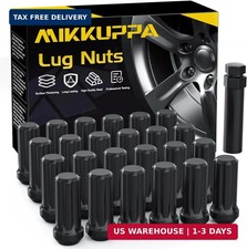 MIKKUPPA 24PCS Lug Nuts Replacement Chevy Ford GMC Cadillac Aftermarket Wheels picture